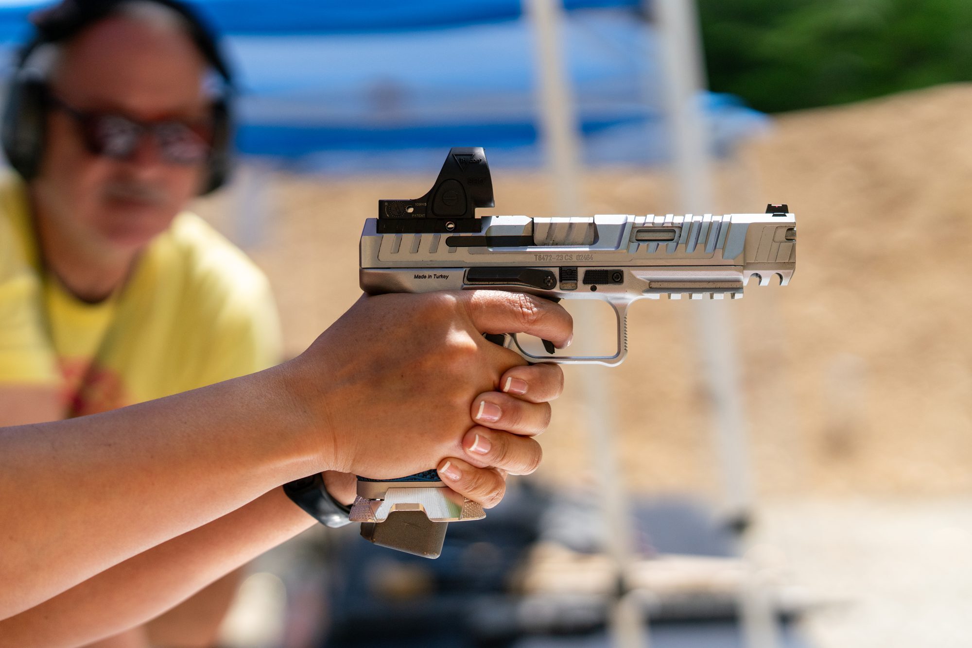 Canik SFx Rival-S live fire with LOK Grips Canik SFx Rival-S live fire with LOK Grips